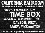 Timebox advert