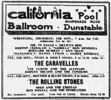 Stones advert for the Cali Stones advert for the Cali
