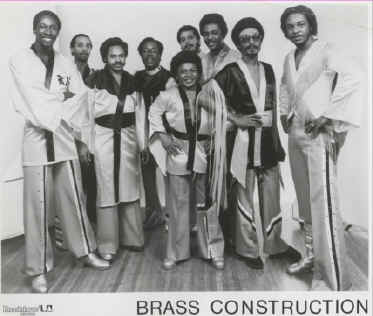 Brass Construction promo card