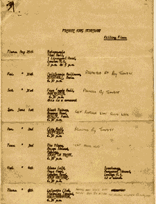 Itinerary including the California