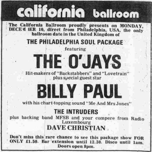 The Philadelphia Soul Package advert