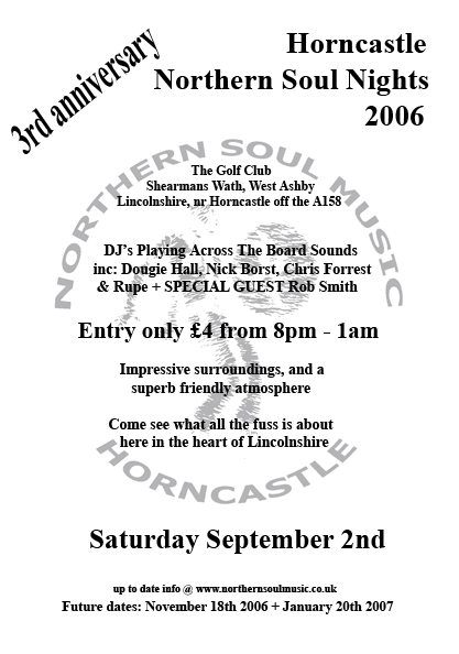 Horncastle Event flyer